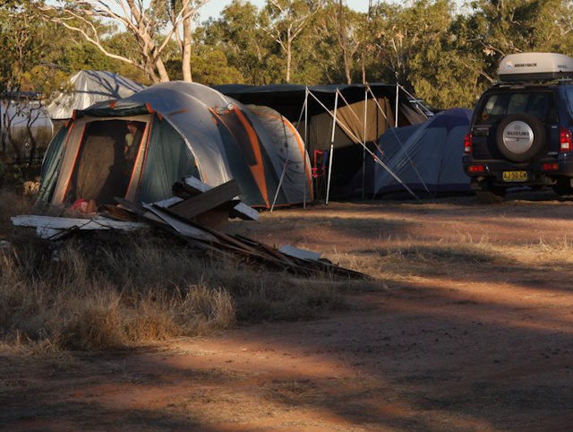 Lornestation Camp site not powered 2011 640 x 482